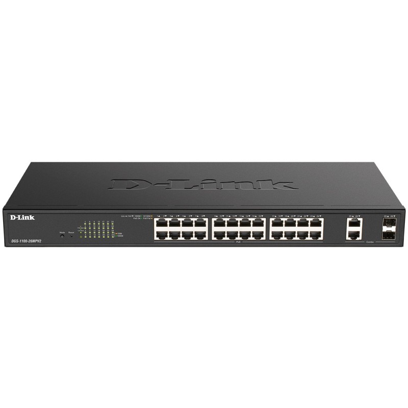 Buy Smart PoE+ Gigabit Switch - DGS-1100-26MPV2 - 24-Port PoE+, Rackmount, Web-m... in Cyprus, Nicosia, Limassol, Larnaka, Pafos