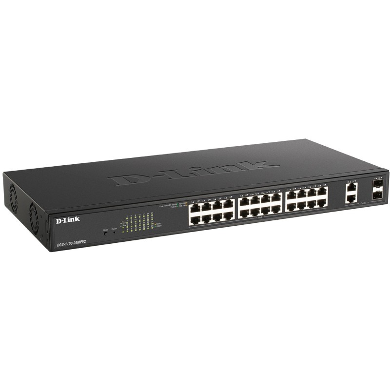 Buy Smart PoE+ Gigabit Switch - DGS-1100-26MPV2 - 24-Port PoE+, Rackmount, Web-m... in Cyprus, Nicosia, Limassol, Larnaka, Pafos