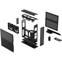Fractal Design Ridge FD-C-RID1N-11 Mini ITX Case – 12.6L SFF Black | Armenius Store
