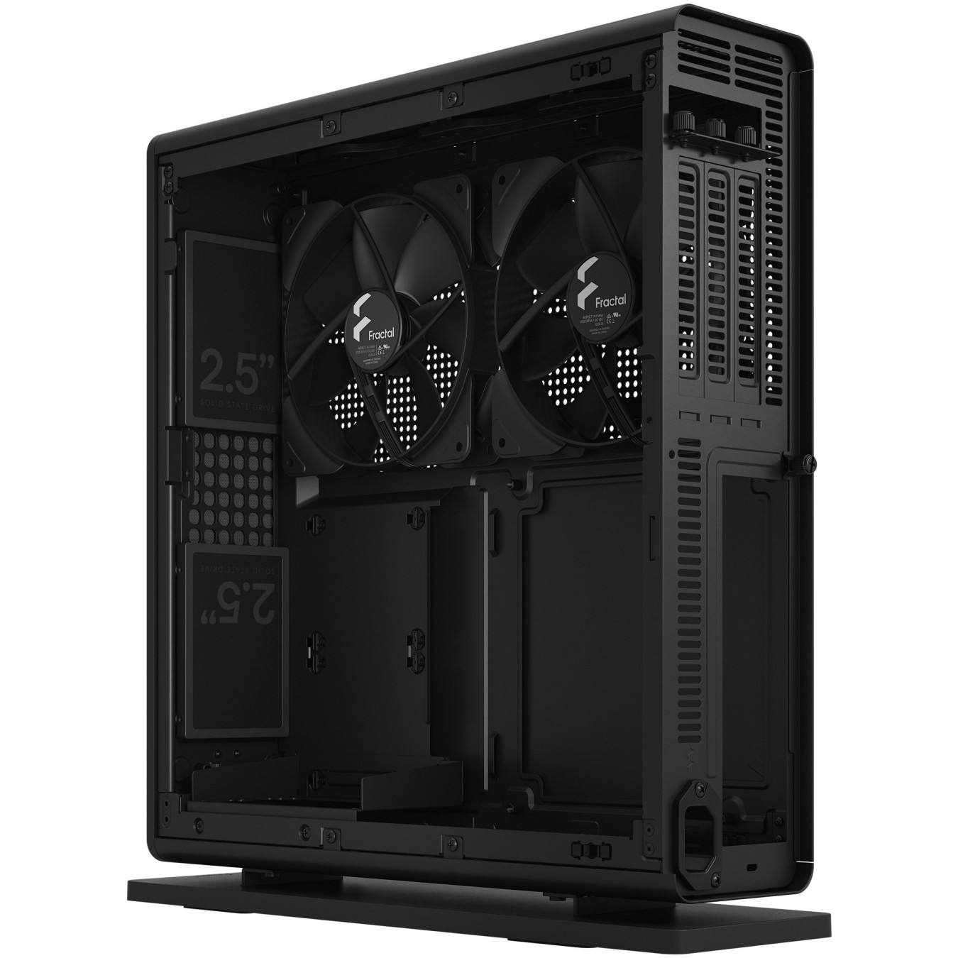 Fractal Design Ridge FD-C-RID1N-11 Mini ITX Case – 12.6L SFF Black | Armenius Store