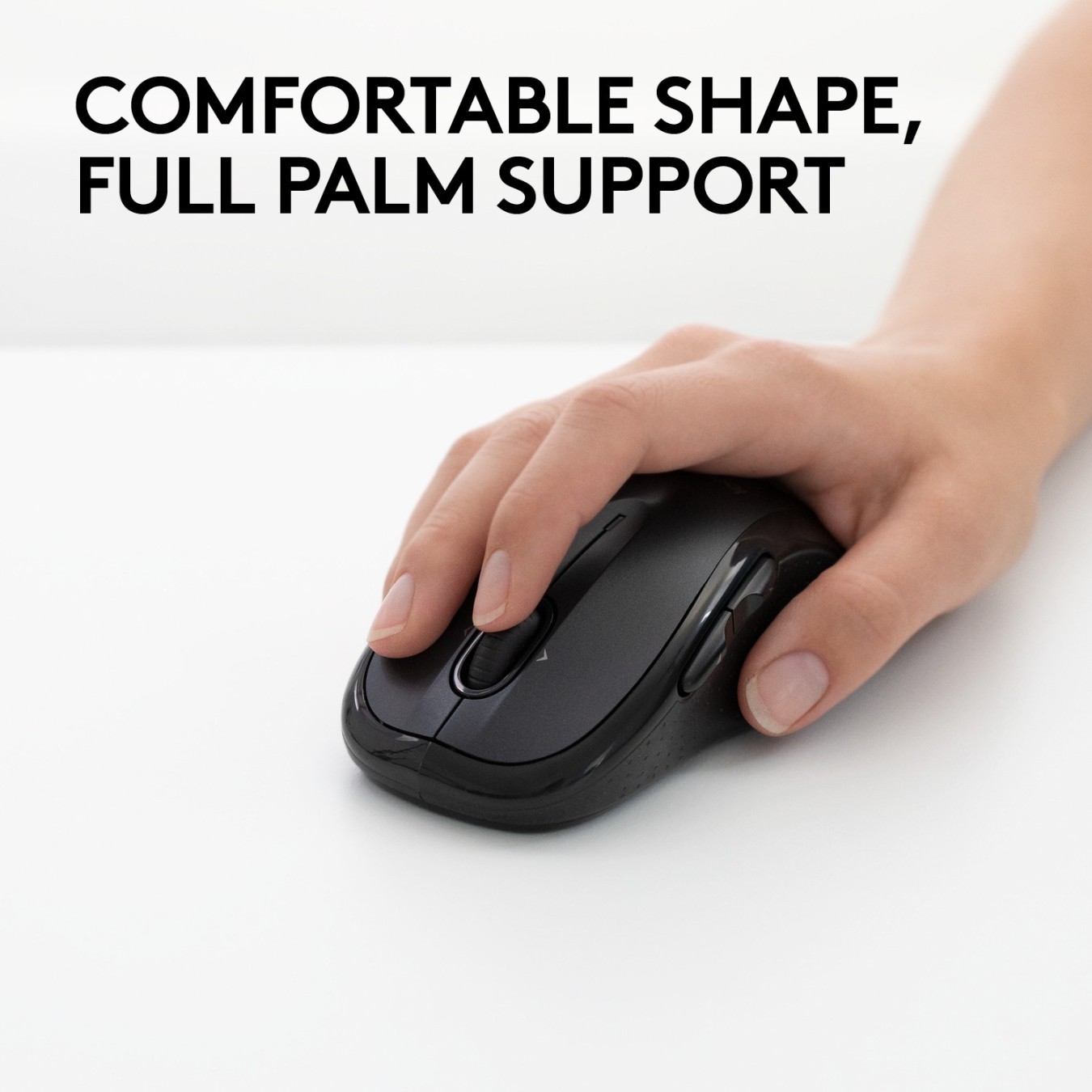 Logitech M510 - M510 - Ergonomic Right-Handed Office Wireless Mouse — Buy in Cyprus with Fast Delivery