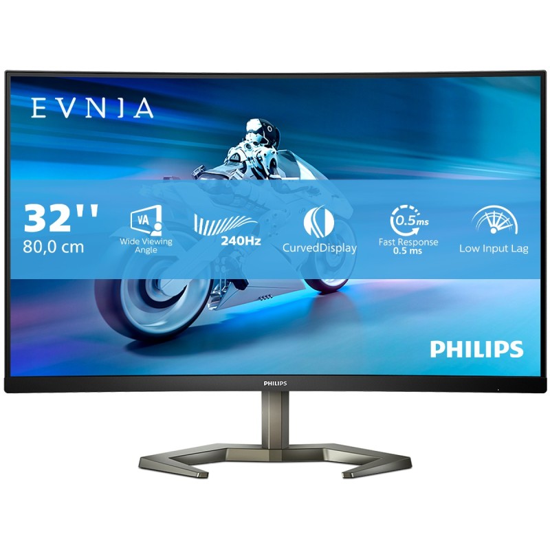 Buy Philips 32M1C5200W - 31.5-inch curved VA monitor, 2x HDMI + DP, 16:9, retail in Cyprus, Nicosia, Limassol, Larnaka, Pafos