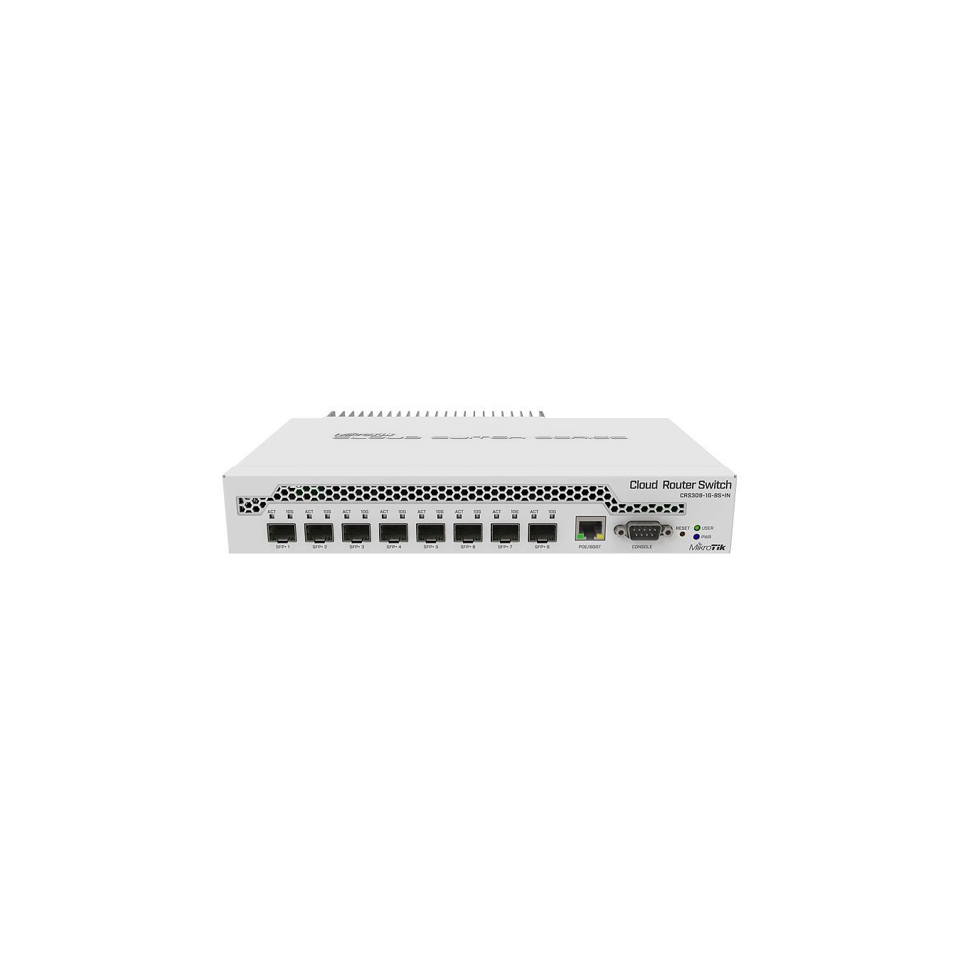 9P MikroTik CRS309-1G-8S+ SFP+ POE M RM - CRS309-1G-8S+ - Rackmount, 9-port, 10G SFP+ — Buy in Cyprus with Fast Delivery