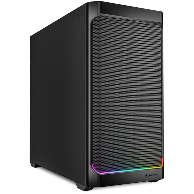 Buy Sharkoon MK4 RGB Micro-ATX Tower - MK4 RGB - Black Metal in Cyprus, Nicosia, Limassol, Larnaka, Pafos