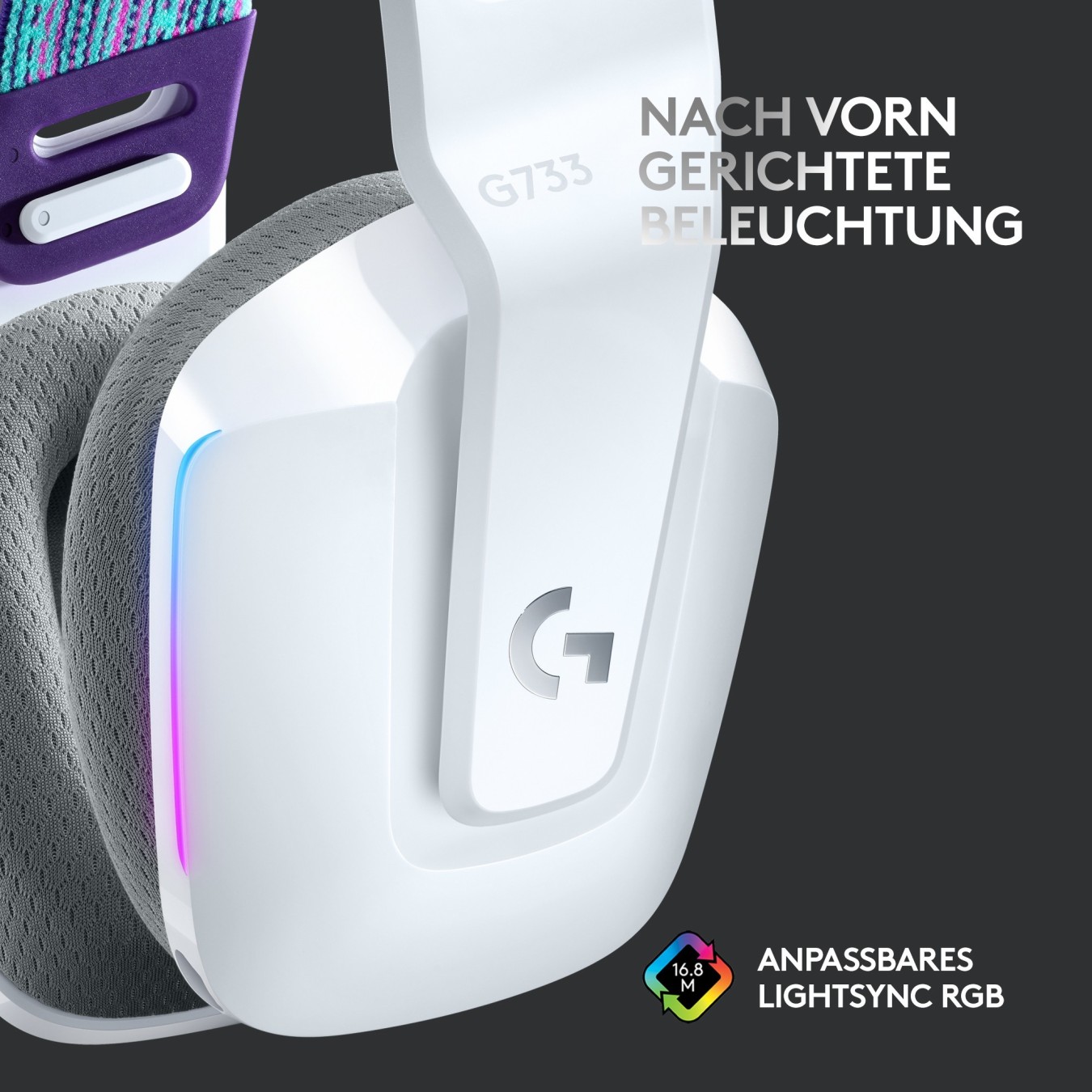 Logitech Headset G G733 LIGHTSPEED Wireless RGB Gaming - G733 - White, RGB, Wireless — Buy in Cyprus with Fast Delivery