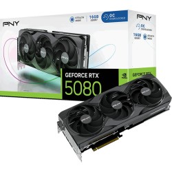 Buy RTX 5080 16GB PNY OC DGGR7 3 Fan Graphics Card - 5080 - Open-air, GDDR6X, 16GB in Cyprus, Nicosia, Limassol, Larnaka, Pafos