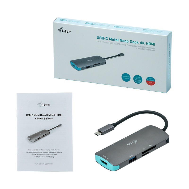 Buy D I-TEC USB-C NANODOCK 4K HDMI PD - USB-C Dock with 4K HDMI & PD in Cyprus, Nicosia, Limassol, Larnaka, Pafos
