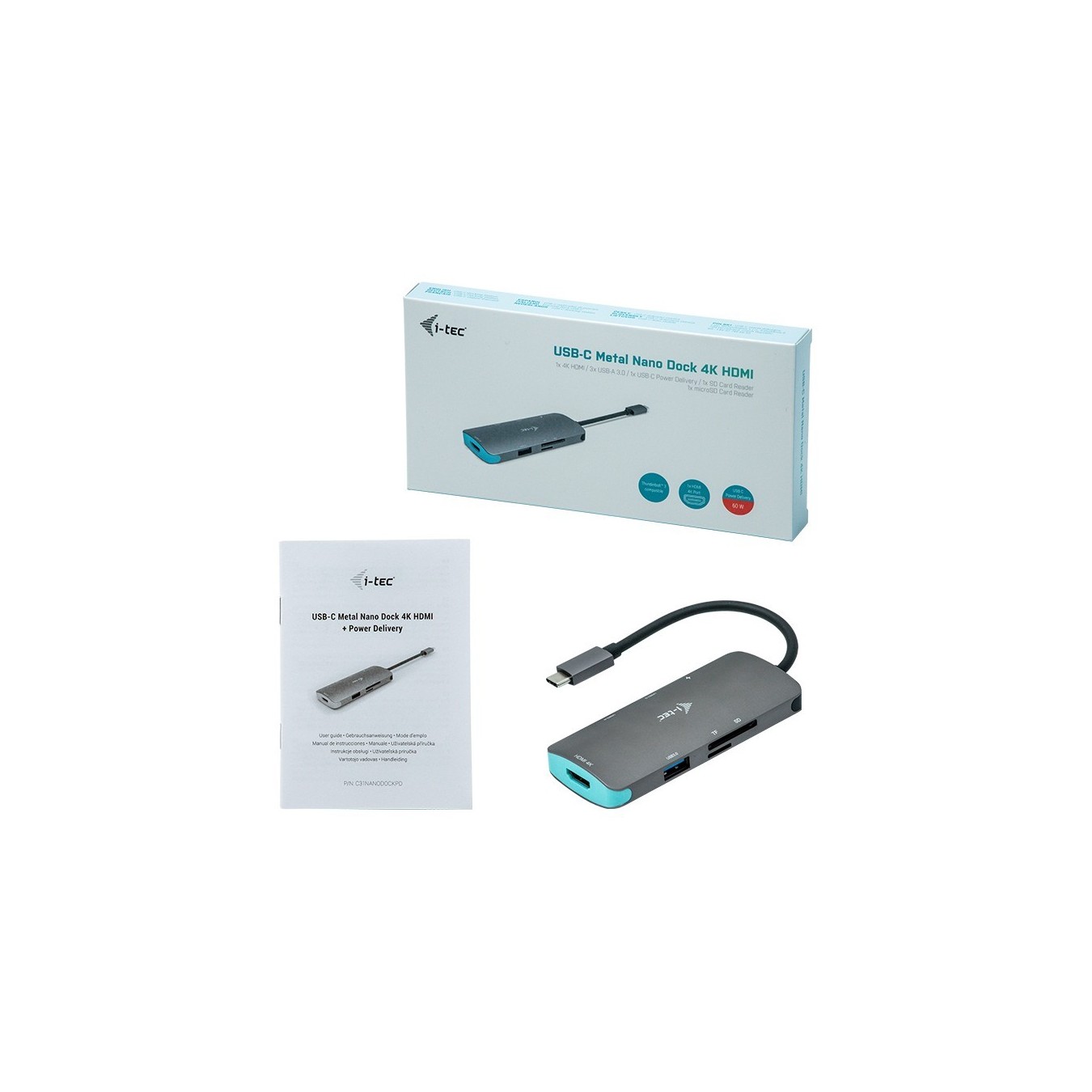 D I-TEC USB-C NANODOCK 4K HDMI PD - USB-C Dock with 4K HDMI & PD — Buy in Cyprus with Fast Delivery