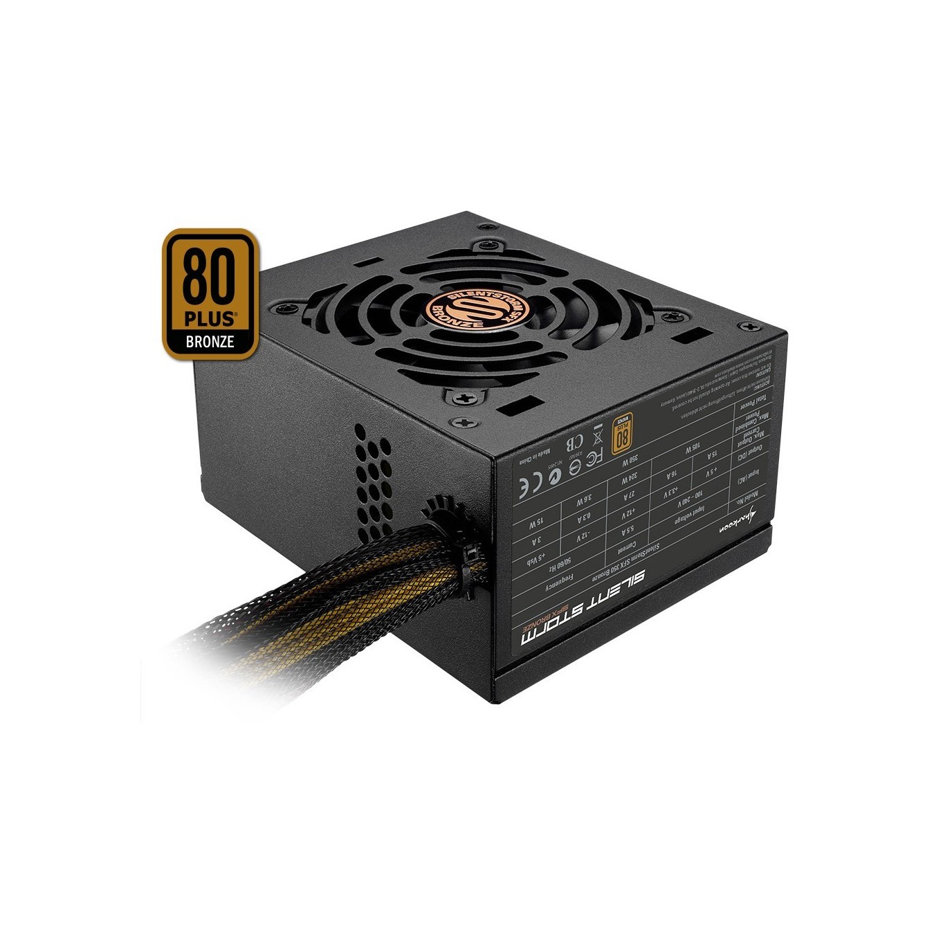 Sharkoon SilentStorm SFX Bronze 450W - Black — Buy in Cyprus with Fast Delivery