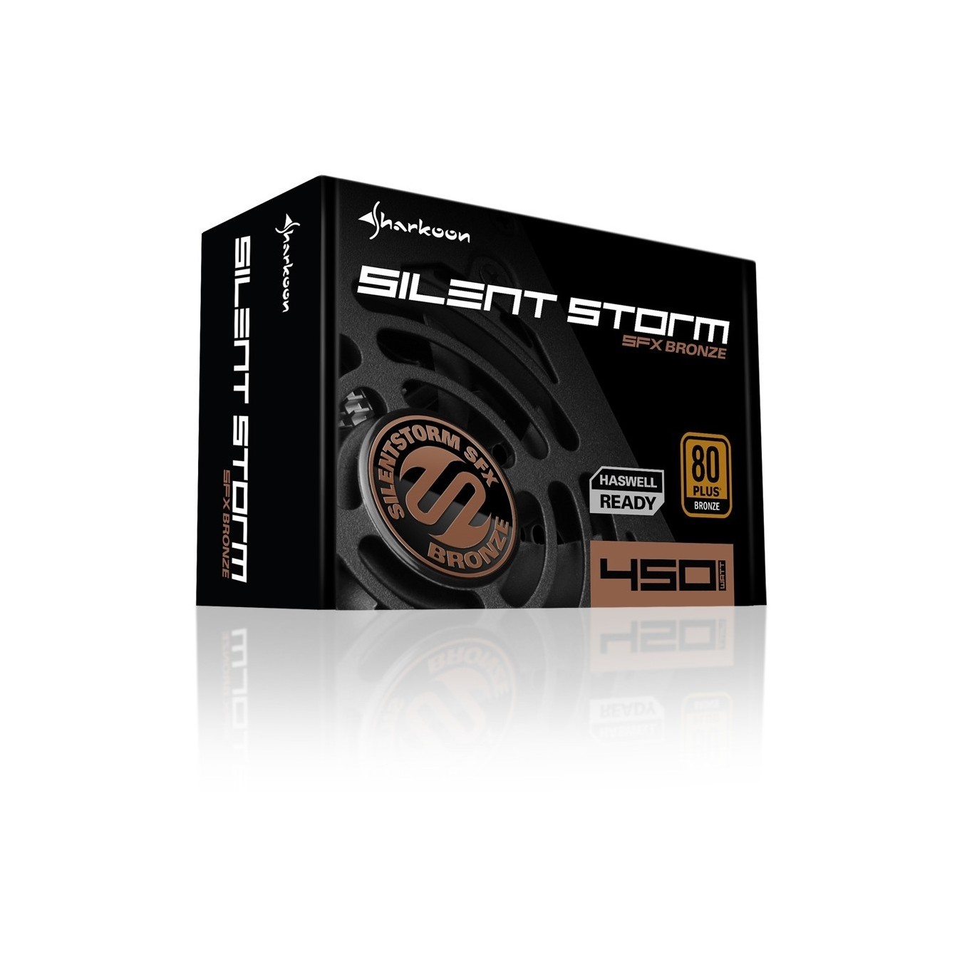Sharkoon SilentStorm SFX Bronze 450W - Black — Buy in Cyprus with Fast Delivery