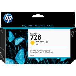 Buy HP 728 130-ml Yellow Ink Cartridge - 728 - Yellow, 130 ml, Original in Cyprus, Nicosia, Limassol, Larnaka, Pafos