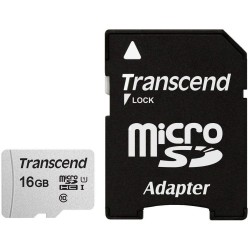 Buy Transcend microSD Card 16GB - USD300S-A - microSD, 16GB, with Adapter in Cyprus, Nicosia, Limassol, Larnaka, Pafos