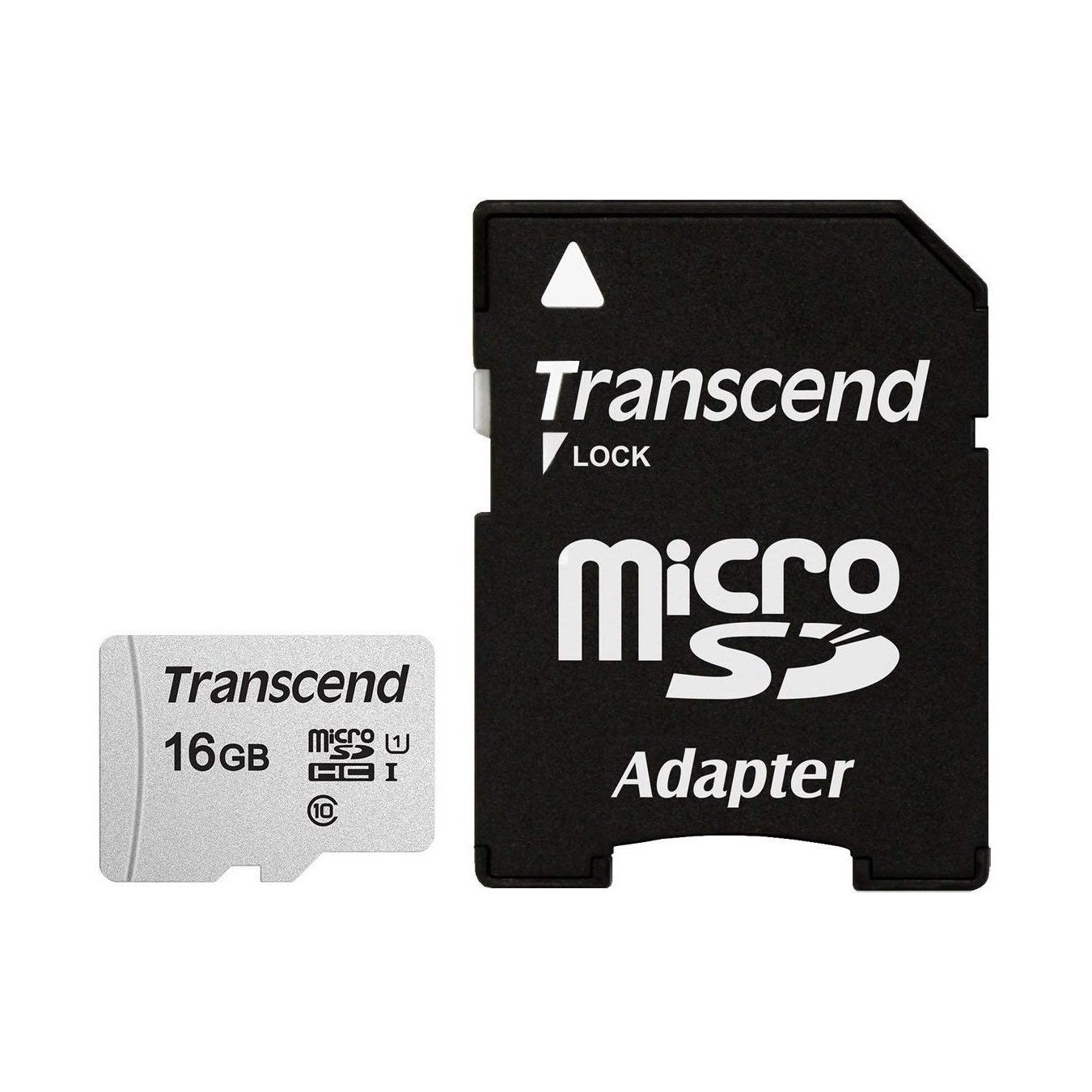 Transcend microSD Card 16GB - USD300S-A - microSD, 16GB, with Adapter — Buy in Cyprus with Fast Delivery