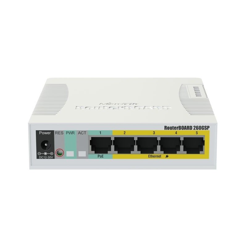 Buy 5P+1 Mikrotik CSS106-1G-4P-1S POE M - CSS106-1G-4P-1S - 5-port Gigabit Web-m... in Cyprus, Nicosia, Limassol, Larnaka, Pafos