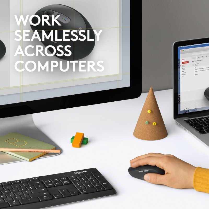 Buy Logitech M590 Silent Wireless Mouse Graphite - M590 - Graphite, Silent, Opti... in Cyprus, Nicosia, Limassol, Larnaka, Pafos