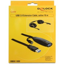 Delock USB 3.0 Active Extension Cable - 10 m — Buy in Cyprus with Fast Delivery
