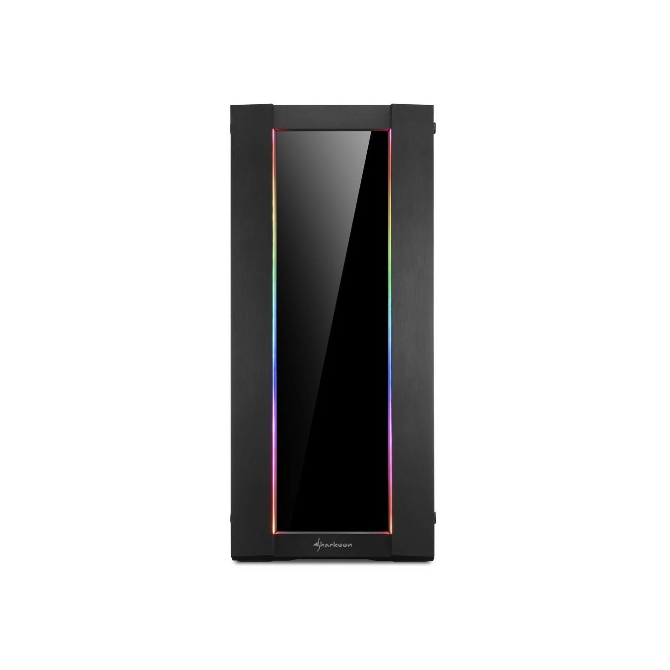 Sharkoon Elite Shark CA200G - CA200G - Black Glass, ATX/E-ATX Mid Tower — Buy in Cyprus with Fast Delivery