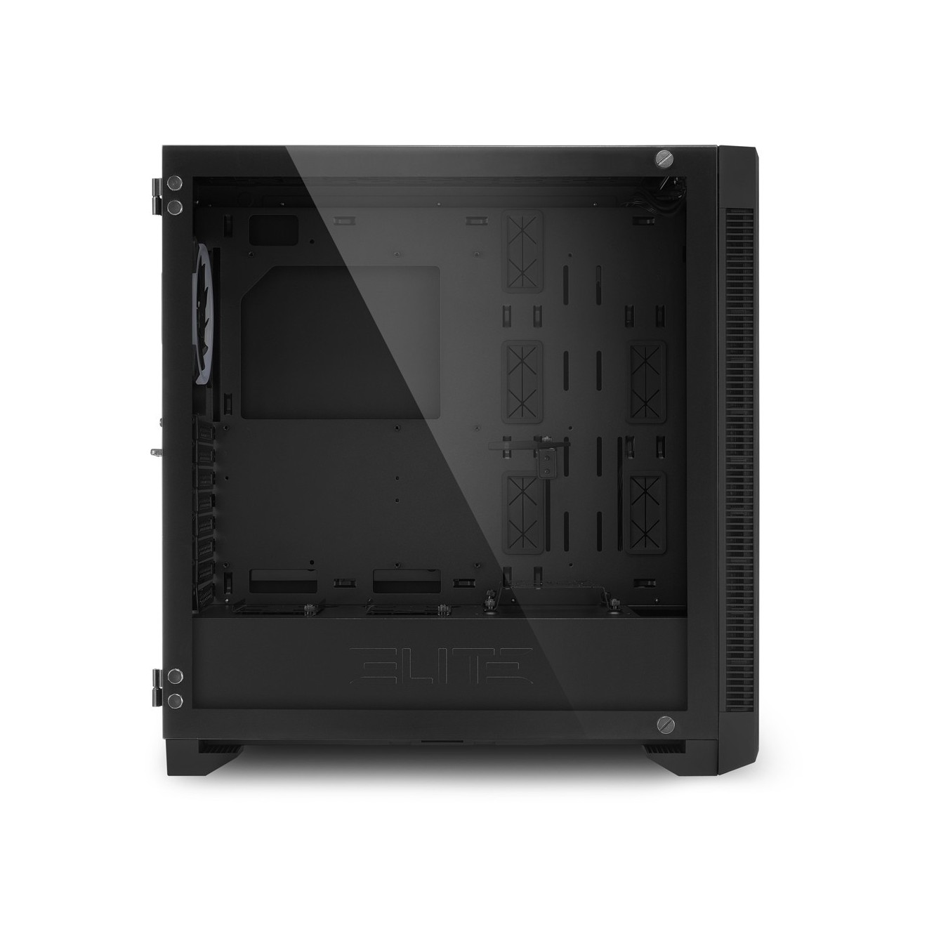 Sharkoon Elite Shark CA200G - CA200G - Black Glass, ATX/E-ATX Mid Tower — Buy in Cyprus with Fast Delivery