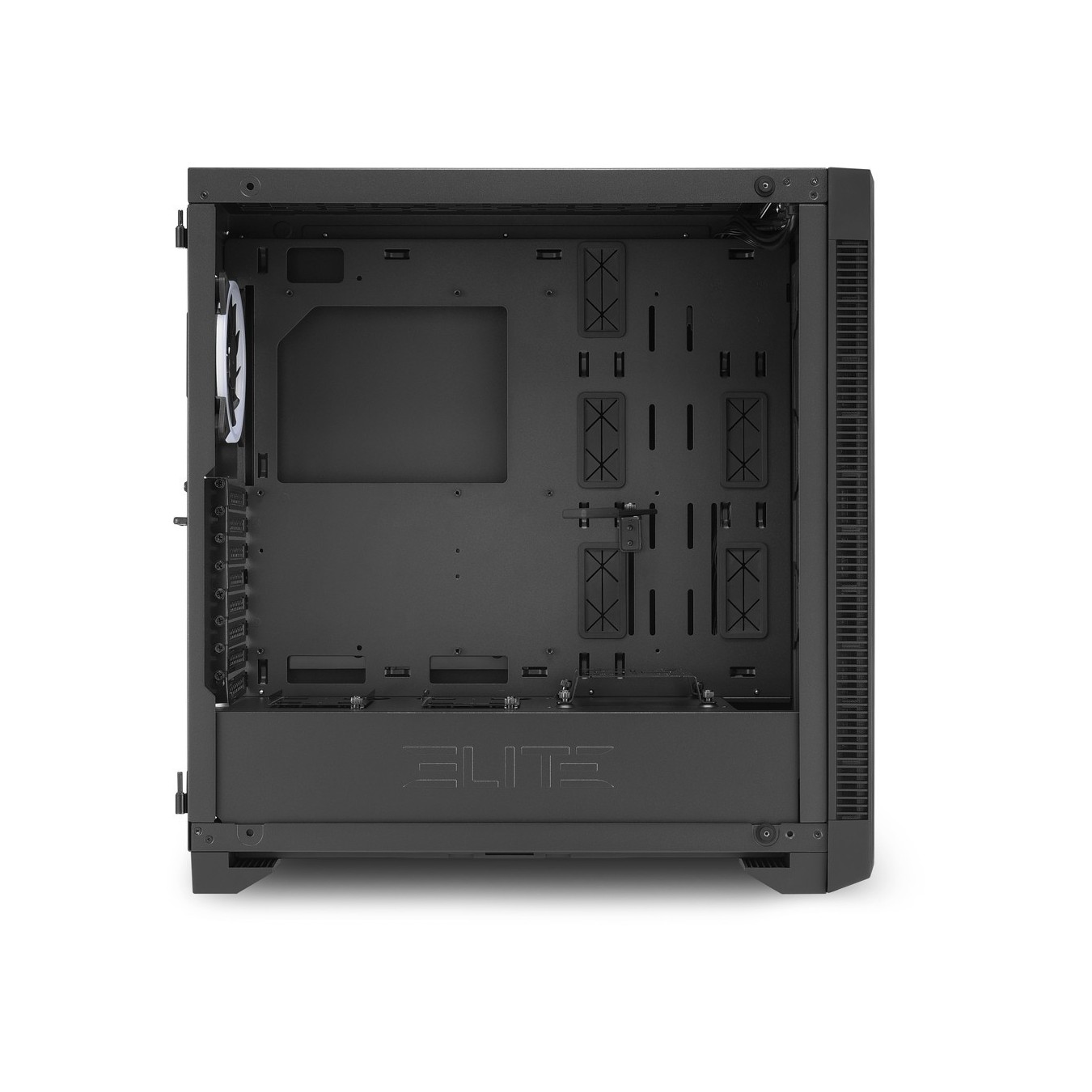 Sharkoon Elite Shark CA200G - CA200G - Black Glass, ATX/E-ATX Mid Tower — Buy in Cyprus with Fast Delivery
