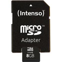 Buy CARD 8GB Intenso - 3413460 - MicroSD Card 8GB in Cyprus, Nicosia, Limassol, Larnaka, Pafos