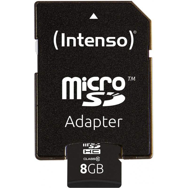 Buy CARD 8GB Intenso - 3413460 - MicroSD Card 8GB in Cyprus, Nicosia, Limassol, Larnaka, Pafos
