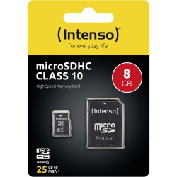 Buy CARD 8GB Intenso - 3413460 - MicroSD Card 8GB in Cyprus, Nicosia, Limassol, Larnaka, Pafos