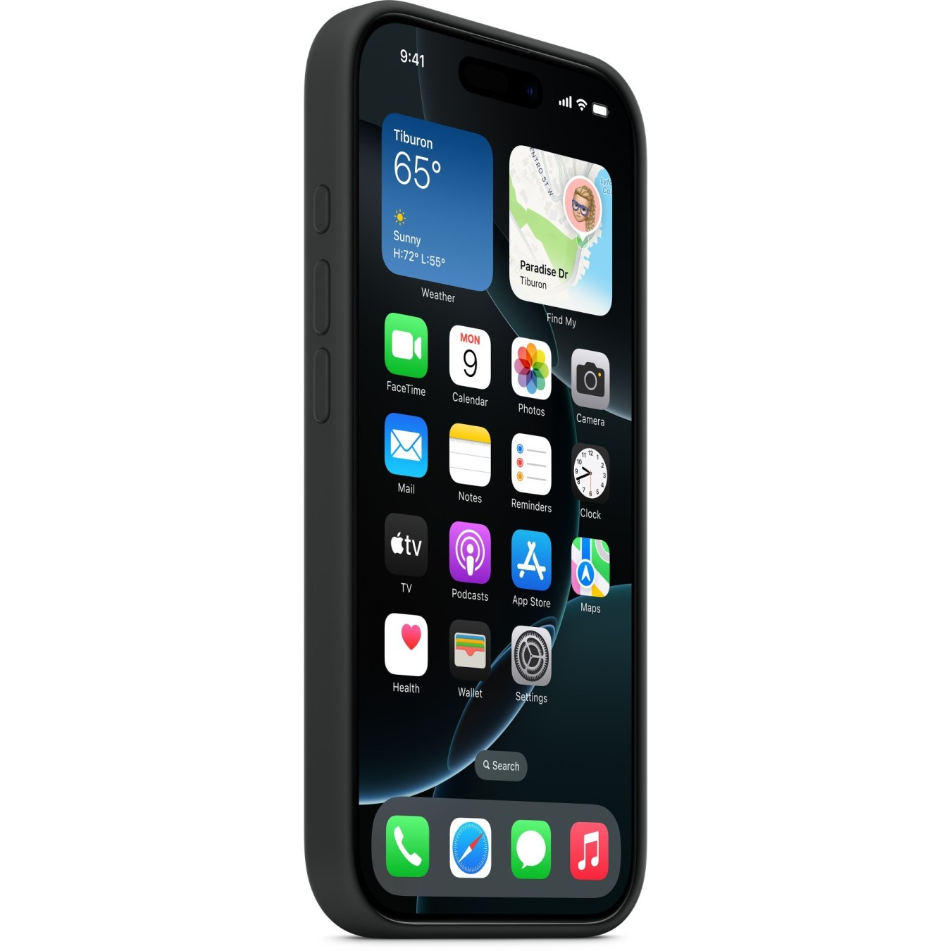 iPhone 16 Pro Silicone Case with MagSafe - Black — Buy in Cyprus with Fast Delivery