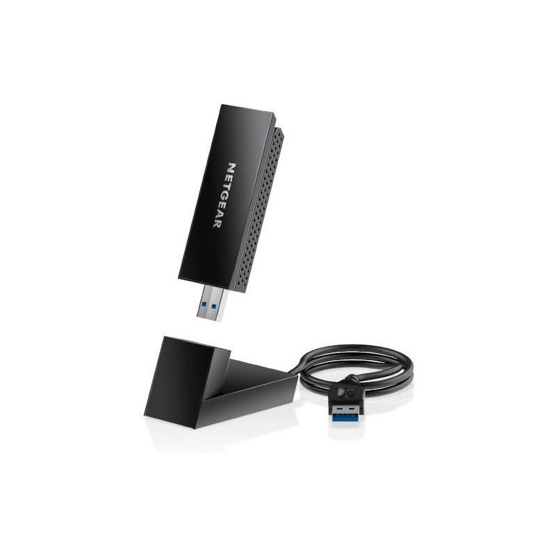 Buy NETGEAR WL-USB A8000-100PES AXE3000 - USB 3.0 WiFi 6E Adapter (Black) in Cyprus, Nicosia, Limassol, Larnaka, Pafos