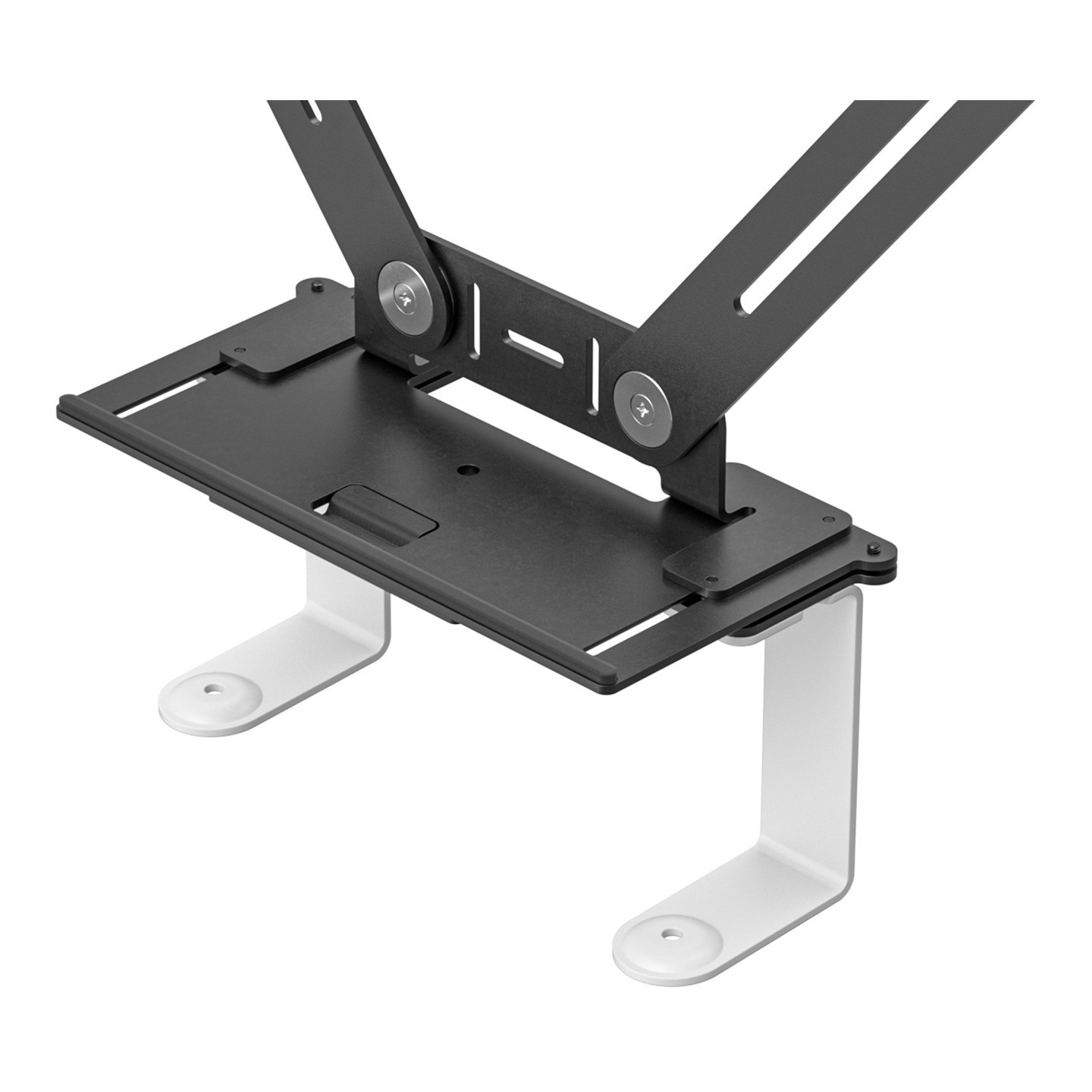 Logitech TV Mount for Video Bars - Characteristics (Graphite, VESA-compatible, Rally Bar, Rally Bar Mini)