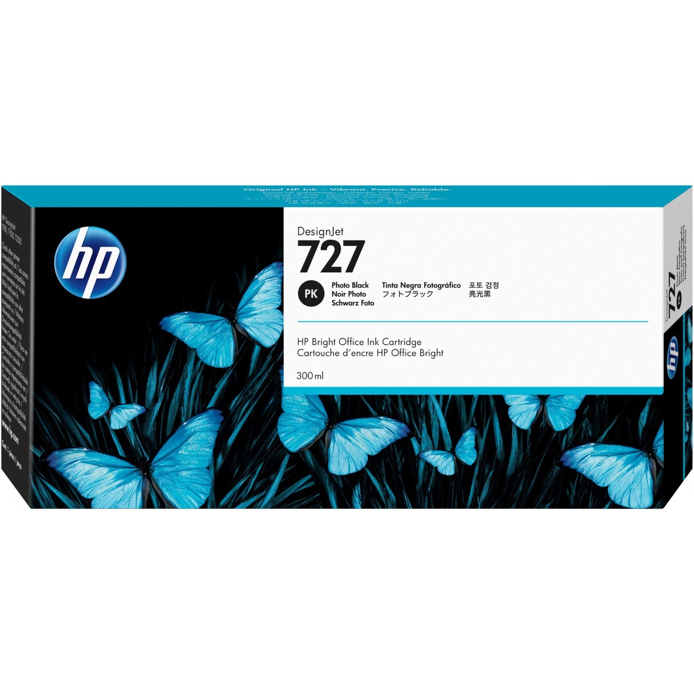 HP 727 300-ml Ink Cartridge Photo Black - 727 - Photo Black — Buy in Cyprus with Fast Delivery