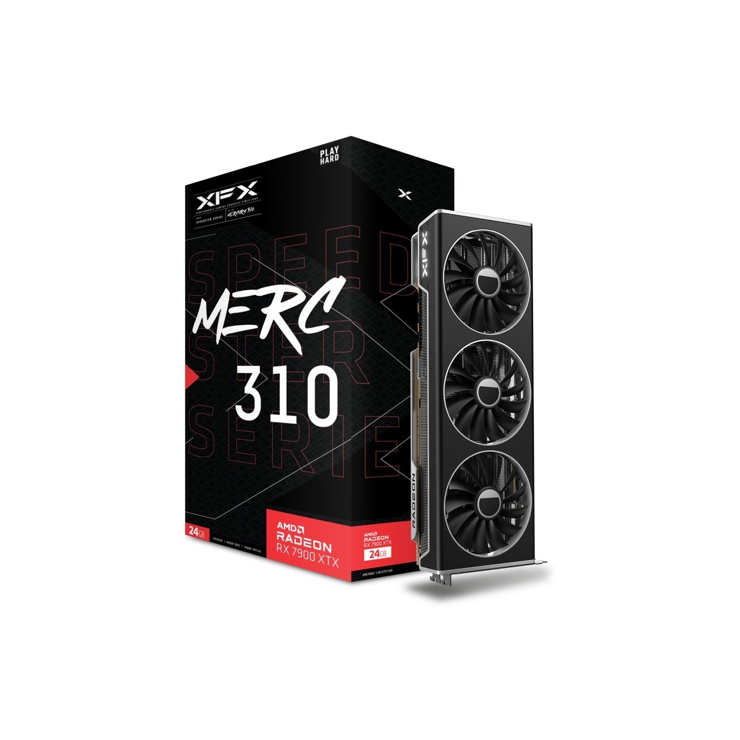 XFX Speedster Merc 310 AMD Radeon RX 7900 XTX 24GB GDDR6 - Black Edition (Boxed) — Buy in Cyprus with Fast Delivery
