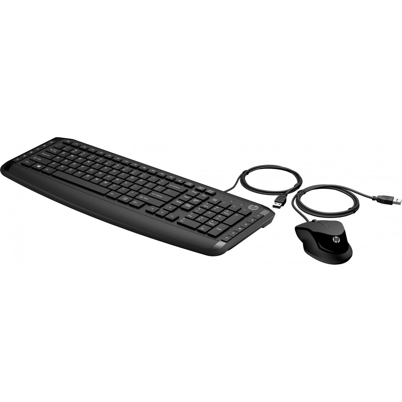 HP Pavilion Keyboard and Mouse - 200 GR (P) - 100% Full-Size Keyboard, Wired USB, Windows legends