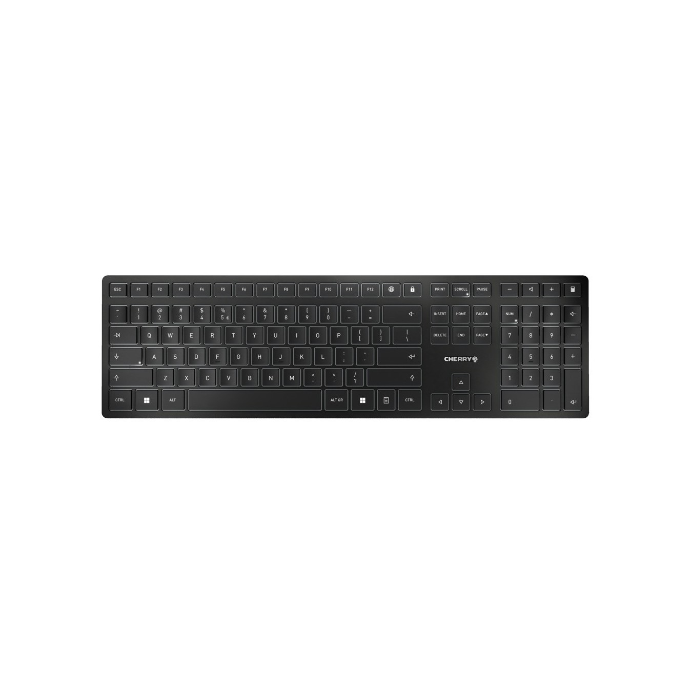 Cherry KW 9100 SLIM US-ENG KEYBOARD - 9100 - US layout, slim profile — Buy in Cyprus with Fast Delivery