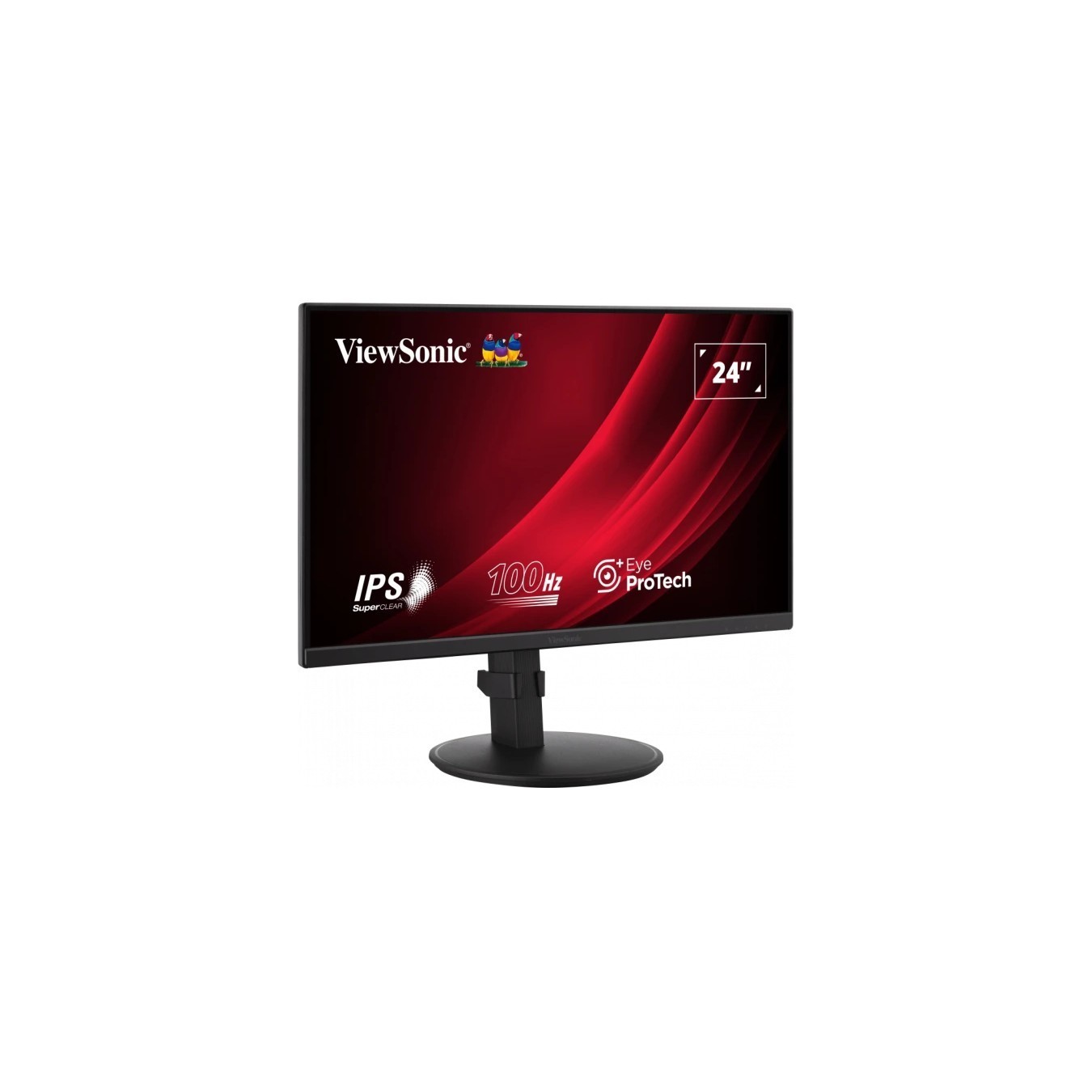 ViewSonic VG2408A 24-inch FHD IPS Monitor - VG2408A - 1920x1080, 100Hz, 5ms, HDMI, DP, VGA, Pivot, Black
