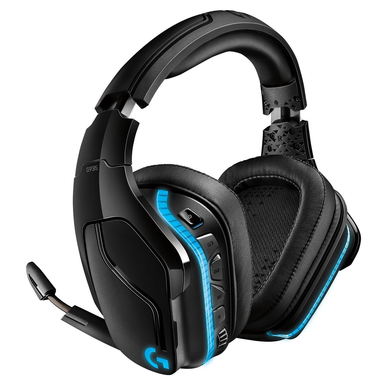 Logitech G935 Gaming Headset - G935 - Over-Ear, Boom Mic, ANC No, Wireless — Buy in Cyprus with Fast Delivery