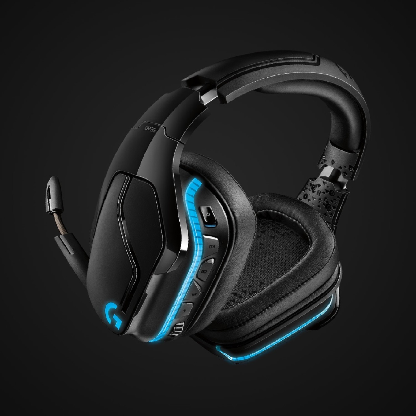 Logitech G935 Gaming Headset - G935 - Over-Ear, Boom Mic, ANC No, Wireless — Buy in Cyprus with Fast Delivery