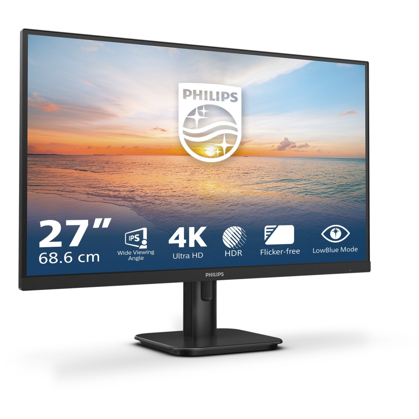 Philips 27E1N1800A IPS Monitor - 27E1N1800A - 27 inch, Black — Buy in Cyprus with Fast Delivery