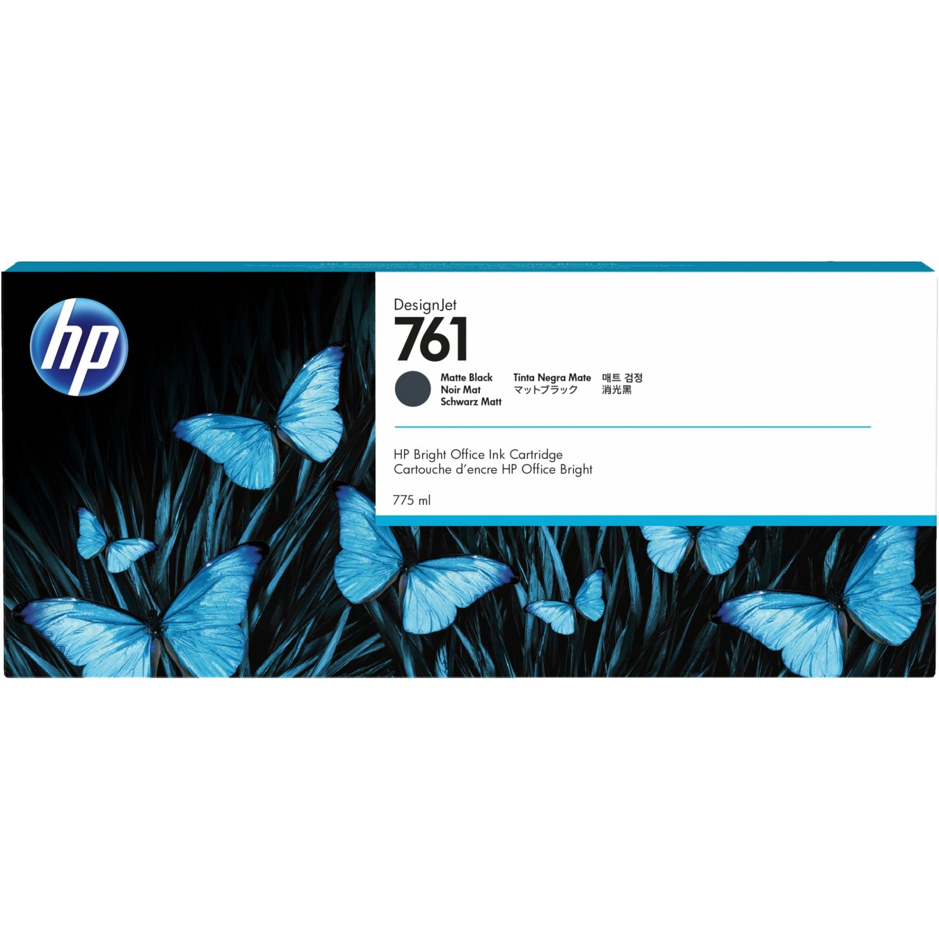 HP 761 Original Ink Cartridge - 761 - Matte Black, 775ml, Standard Capacity, 1-Pack — Buy in Cyprus with Fast Delivery