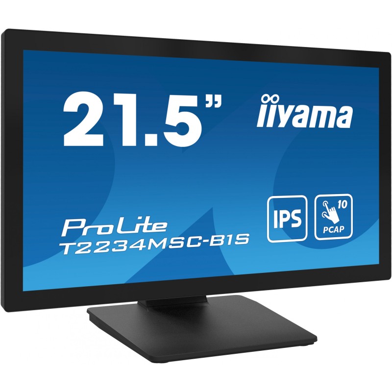 Buy IIYAMA 21.5\" IPS Monitor - T2234MSC-B1S - 16:9, M-Touch, HDMI+DP in Cyprus, Nicosia, Limassol, Larnaka, Pafos