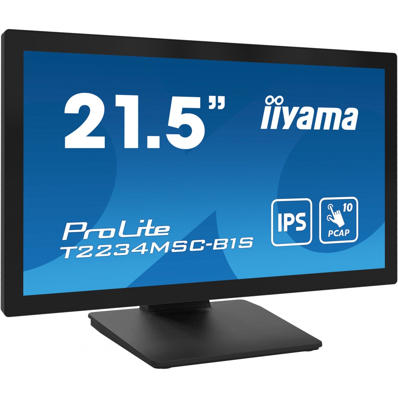 IIYAMA 21.5\" IPS Monitor - T2234MSC-B1S - 16:9, M-Touch, HDMI+DP — Buy in Cyprus with Fast Delivery