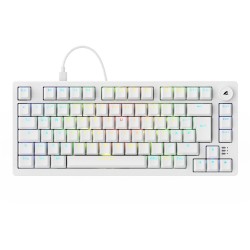 Buy Sharkoon Skiller SGK25 Keyboard - SGK25 - White, Compact gaming keyboard in Cyprus, Nicosia, Limassol, Larnaka, Pafos