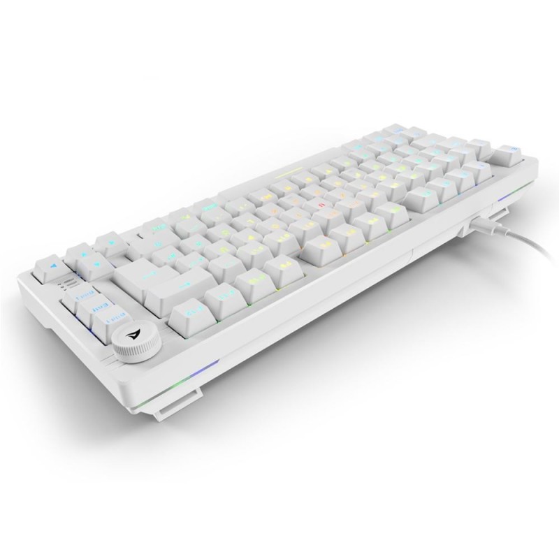 Buy Sharkoon Skiller SGK25 Keyboard - SGK25 - White, Compact gaming keyboard in Cyprus, Nicosia, Limassol, Larnaka, Pafos