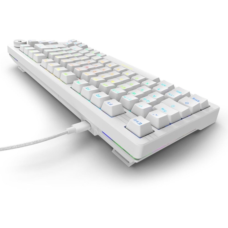Buy Sharkoon Skiller SGK25 Keyboard - SGK25 - White, Compact gaming keyboard in Cyprus, Nicosia, Limassol, Larnaka, Pafos