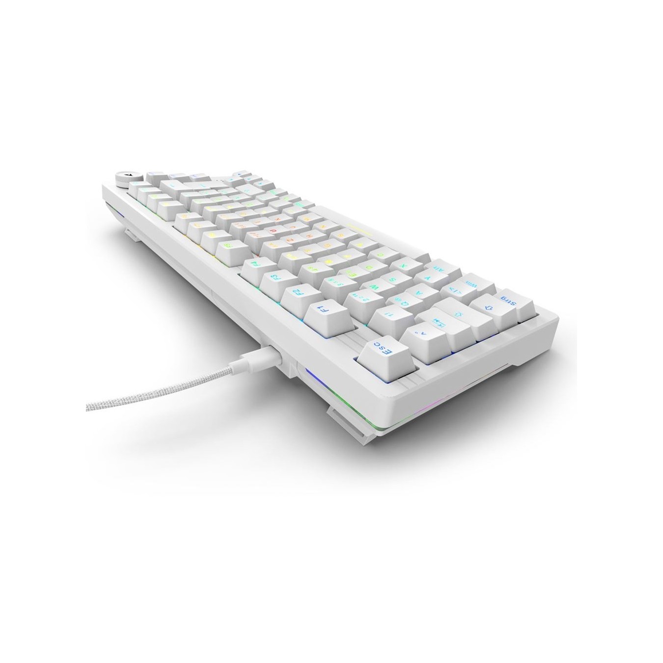 Sharkoon Skiller SGK25 Keyboard - SGK25 - White, Compact gaming keyboard — Buy in Cyprus with Fast Delivery