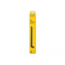 DELOCK 5G SMA Antenna - 3.4-3.8 GHz, Omnidirectional, 5 dBi, 20 cm, Tilt Joint, Flexible Body, Black