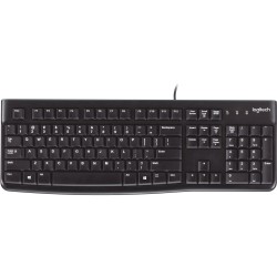 Buy Logitech K120 UK black - K120 - UK layout, Windows legends, Wired USB in Cyprus, Nicosia, Limassol, Larnaka, Pafos