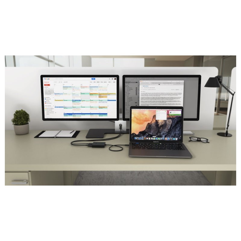 Buy I-TEC USB-C 4K Dual HDMI Adapter - 4K60Hz on both ports, PD passthrough, Plu... in Cyprus, Nicosia, Limassol, Larnaka, Pafos