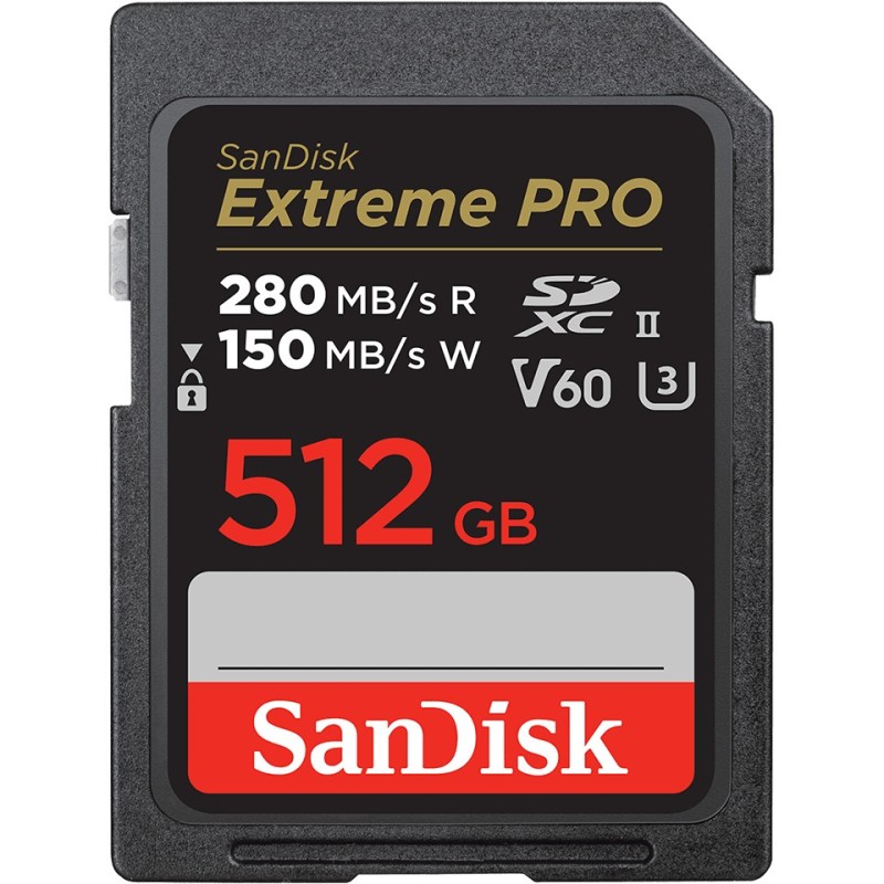 Buy SanDisk Card Pro 512GB V60 UHS-II SD - (512GB, V60, UHS-II) in Cyprus, Nicosia, Limassol, Larnaka, Pafos