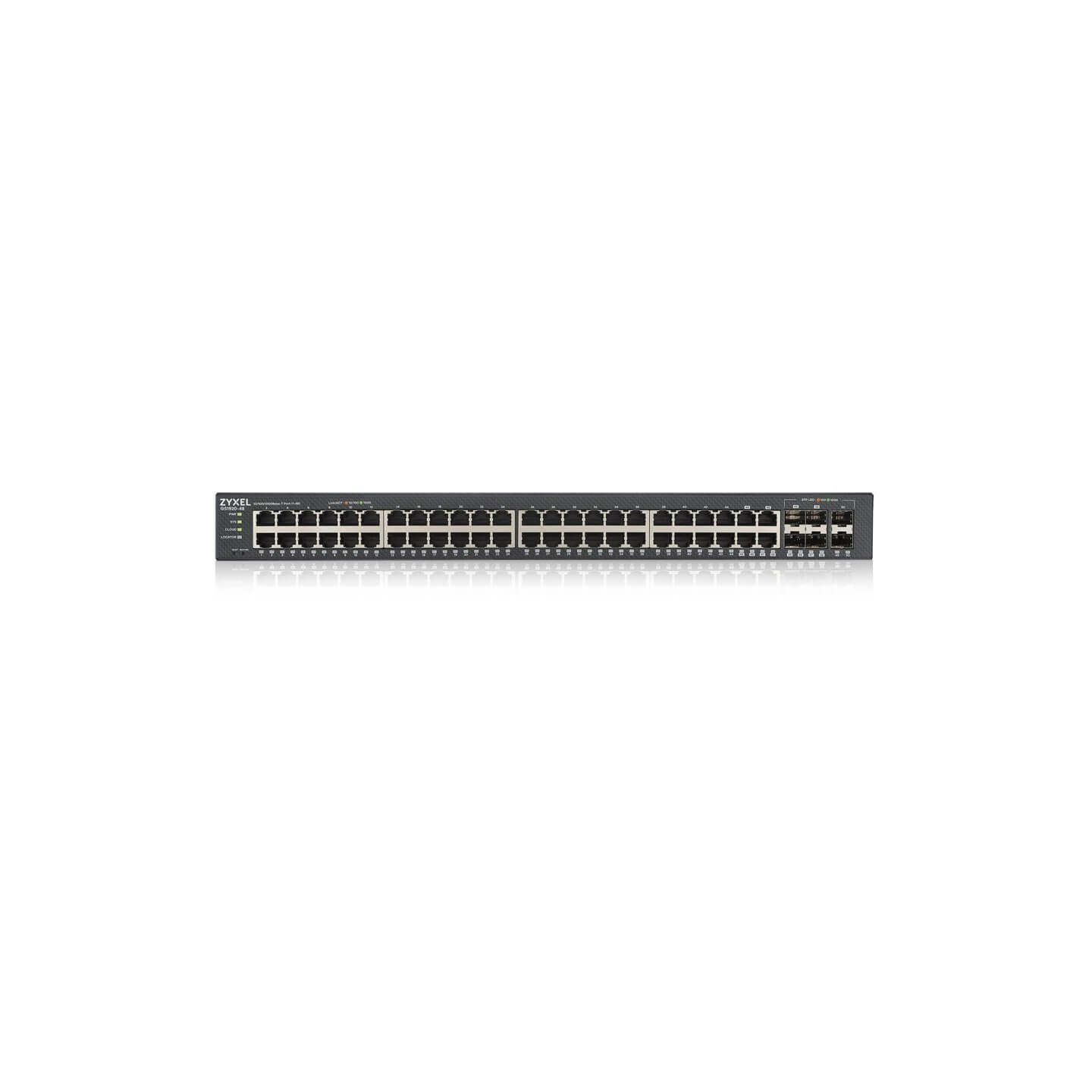 Zyxel GS1920-48V2 M RM - GS1920-48V2 - 48-Port Gigabit PoE Smart Managed Rackmount Switch — Buy in Cyprus with Fast Delivery