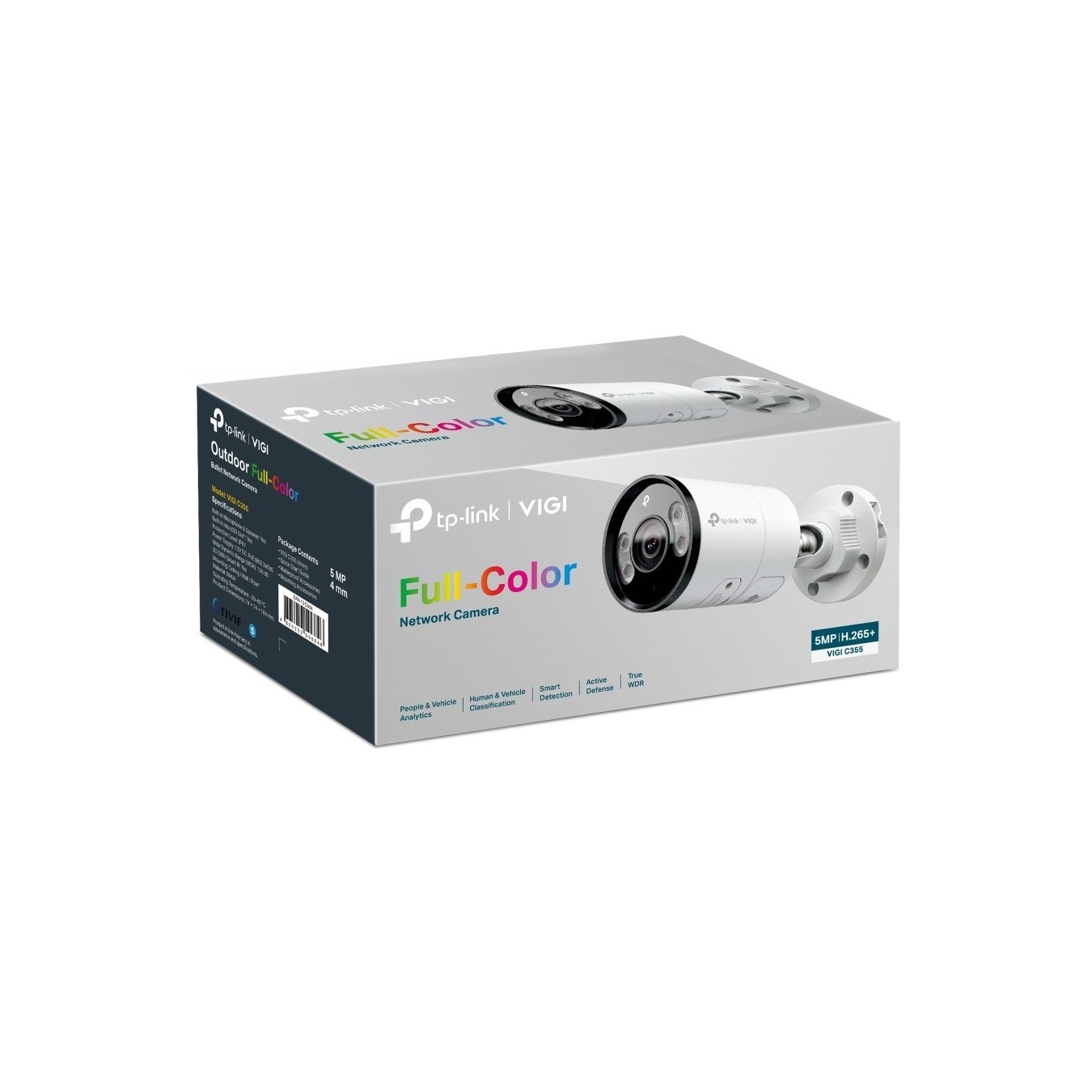 TP-Link Omada IPCam VIGI - C355 - 5MP Full-Color Bullet, 6mm Lens — Buy in Cyprus with Fast Delivery